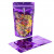 Stand Up Pouches Transparent/Violet 17.1x8.9x28.6cm | 340 grams (100 pieces) [ZBGB4VL]