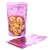 Stand Up Pouches Transparent/Pink 17.1x8.9x28.6cm | 340 grams (100 pieces) [ZBGB4PK]