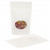 Stand Up Pouches Compostable Kraft White with oval Window 14.9x8.9x23.2cm | 312 grams (100 pieces) [ZBGEO7W]
