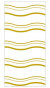 Printed Bags Wave Gold 10.2x6.4x24.13cm with side gusset (100 pieces) [CG4WV]