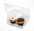 Carrier Bags for 2 Cupcakes 27.9x10.3x15.2cm with Grip Seal (100 pieces) [CZHB3]