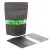 Stand Up Pouches Rice Paper Black with Window 10.2x6x15.2cm | 57 grams (100 pieces) [ZBGR2B]