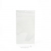 White Metallized Hanging Zipper Barrier Bags 9.2 x 12.7 cm (100 Pieces) [HZBB4MW]