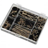 Jewellery Finding Starter Kit, 1 set, gold-plated [HOB-100211]