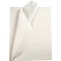 Tissue Paper, sheet 50x70 cm, 14 g, 25 sheets, white [HOB-20860]