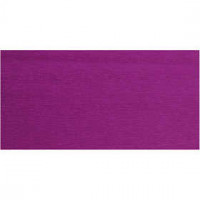 Crepe Paper, 50x250 cm, 10 pleats, violet [HOB-20884]