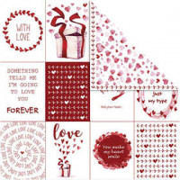 Design Paper, sheet 30.5x30.5 cm, 180 g, 5 sheets [HOB-22521]