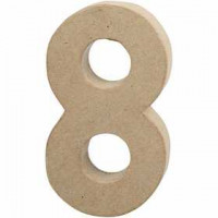 Number, H: 20.2 cm, W: 11 cm, 1 pc [HOB-26636]