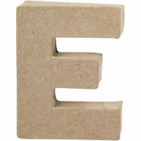 Letter, small E, H: 10 cm, thickness 1.7 cm, 1 pc [HOB-26643]