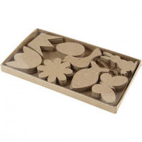 Hanging Decorations, H: 5-9 cm, thickness 2 mm, 80 pcs [HOB-26797]