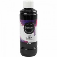 Liquid WaterColour, 250 ml, black [HOB-34340]