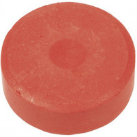 Watercolour, D: 44 mm, H: 16 mm, 6 pcs, red [HOB-34481]