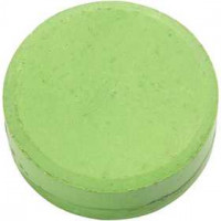 Watercolour, D: 44 mm, H: 16 mm, 6 pcs, green [HOB-34483]