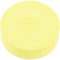 Watercolour, D: 44 mm, H: 16 mm, 6 pcs, yellow [HOB-34484]