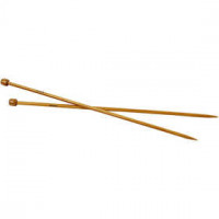 Knitting Needles, size 6, L: 35 cm, 1 pair [HOB-42287]