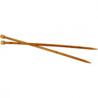 Knitting Needles, size 8, L: 35 cm, 1 pair [HOB-42290]