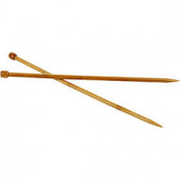 Knitting Needles, size 9, L: 35 cm, 1 pair [HOB-42291]
