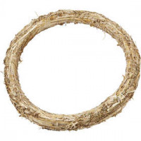 Straw Wreath, D: 35 cm, thickness 3 cm, 1 pc [HOB-503820]