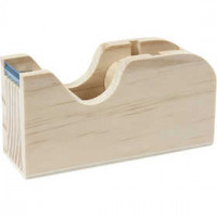 Tape Dispenser, L: 11 cm, hole size 2 cm, 12 pcs, pine [HOB-54403]
