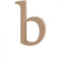 Letter, H: 13 cm, thickness 2 cm, 1 pc, MDF [HOB-56241]