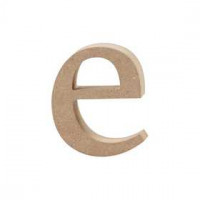 Letter, H: 8.4 cm, thickness 2 cm, 1 pc, MDF [HOB-56244]
