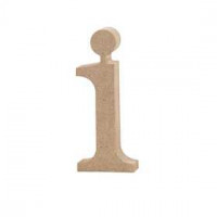 Letter, H: 10.5 cm, thickness 2 cm, 1 pc, MDF [HOB-56248]