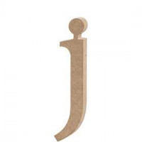 Letter, H: 15.5 cm, thickness 2 cm, 1 pc, MDF [HOB-56249]