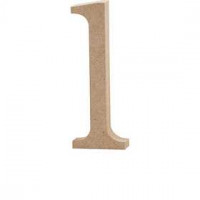 Letter, H: 12.7 cm, thickness 2 cm, 1 pc, MDF [HOB-56251]