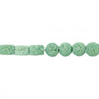 Resin Beads, size 24x38 + 31x22 mm, hole size 2 mm, 7 mixed, green [HOB-63107]