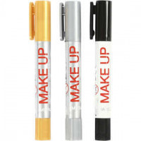 Playcolor Make Up, 3x5 g, gold, silver, black [HOB-76305]