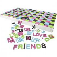 EVA Foam Letters & Numbers, size 30x30 mm, thickness 3 mm, 1800 mixed, asstd. colours [HOB-79007]