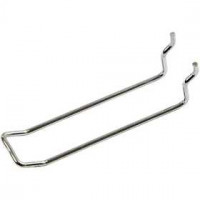 Euro pegboard hooks, L: 100 mm, thickness 4 mm, 50 pcs [HOB-930092]