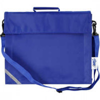 School Bag, size 36x31 cm, depth 6 cm, 1 pc, blue [HOB-951701]