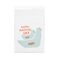 Plastic Bags 11.4x14.1cm Transparent Peel and Seal (100 pieces) [B54S]