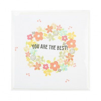 Plastic Bags 14.5x14.6cm Transparent (100 pieces) [B55XLNF]