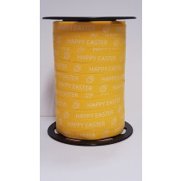 Curling Ribbon Easter Egg Yellow 10mm x 225 meter (1 roll) [HV-EAS10Y]
