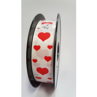 Curling Ribbon Hearts 30mm x 91 meter (1 roll) [HV-HEA30]