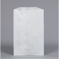 Paper Bags White 26x34cm White Kraft 50grs (100 pieces) [PAGK2633]