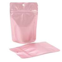 Stand Up Pouches Pink with Hang hole 10.2x6x15.2cm (100 pieces) [ZBGM2RG]